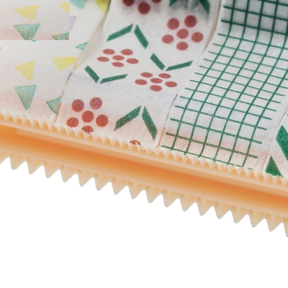 1-4 Pack Washi Tape Dispenser Transparent & Green Acrylic (3 more 4 pack avail) - Picture 3 of 8